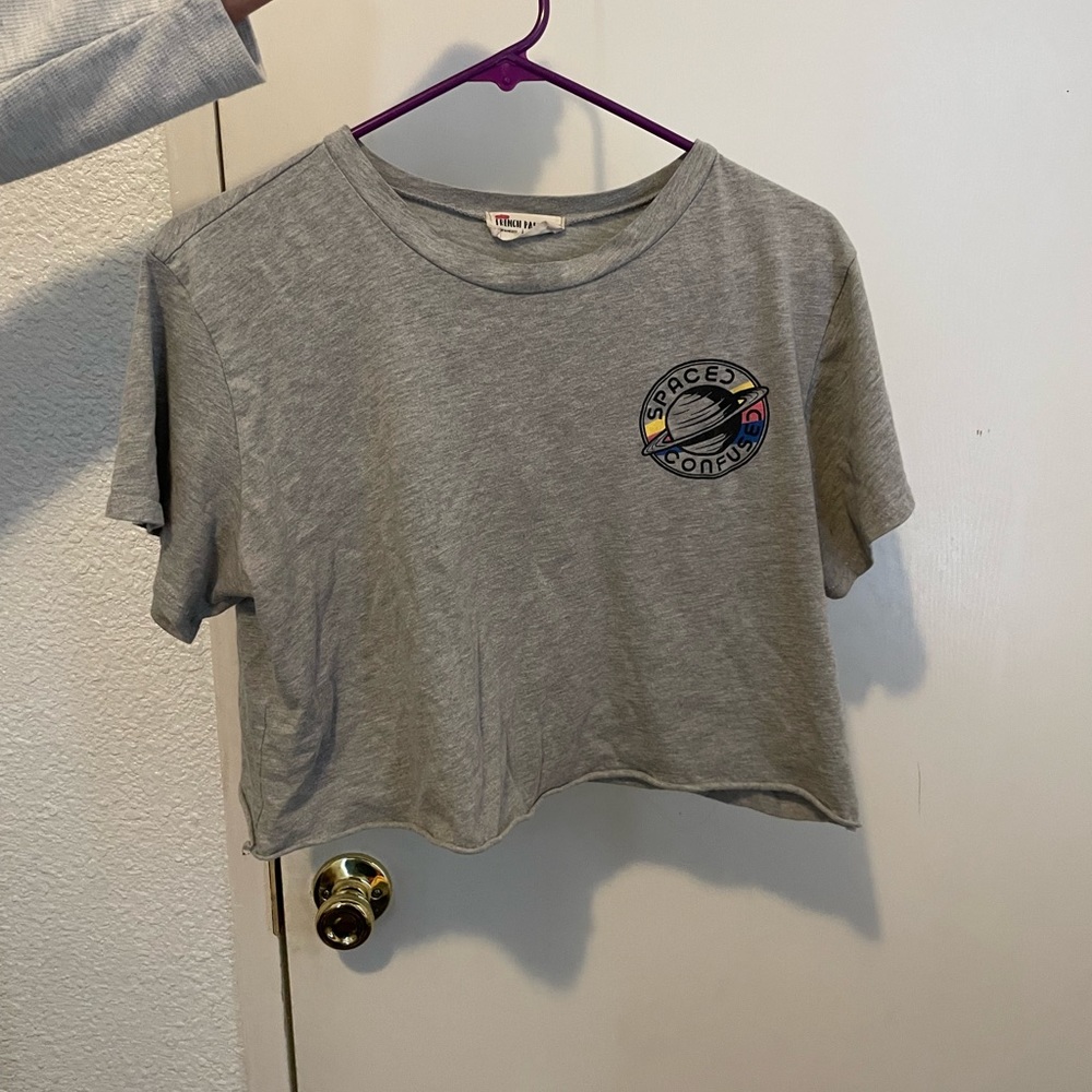 Gray shirt!